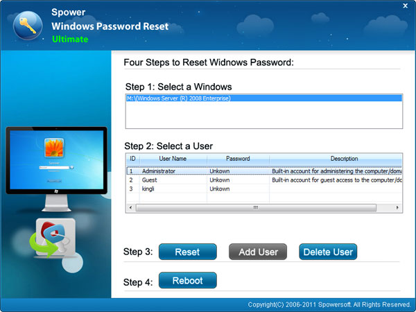Password reset software free